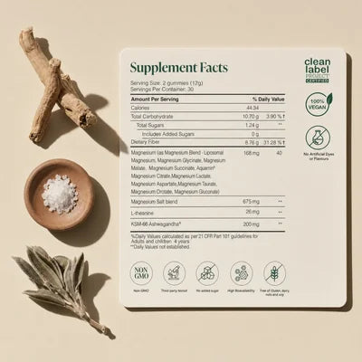 Liposomal Magnesium Glycinate Sleep Gummies