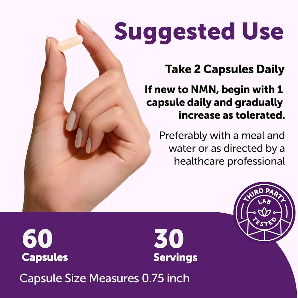 Transform Your Cellular Energy for a Youthful Look - 10-in-1 NMN Complex
