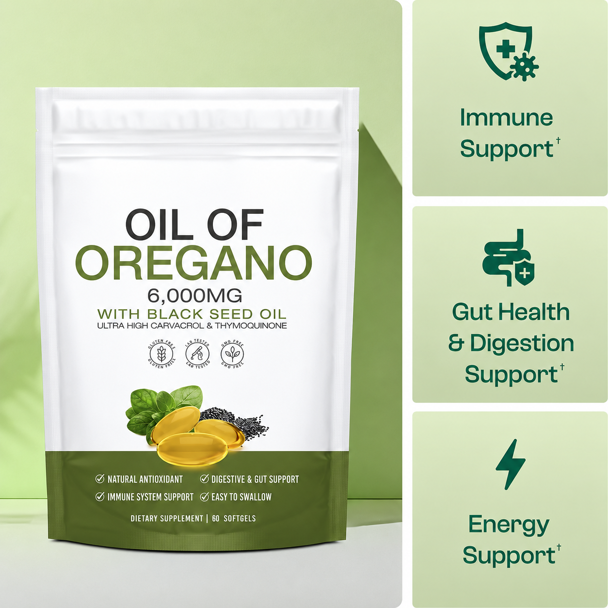 Supplimax™ Oil of Oregano Softgels