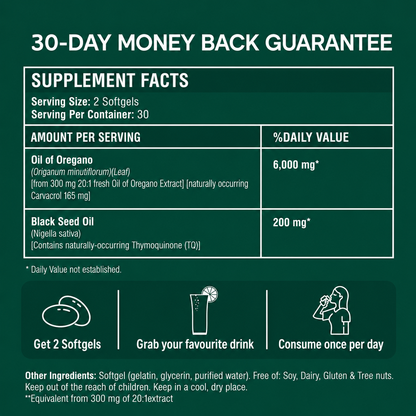 Supplimax™ Oil of Oregano Softgels
